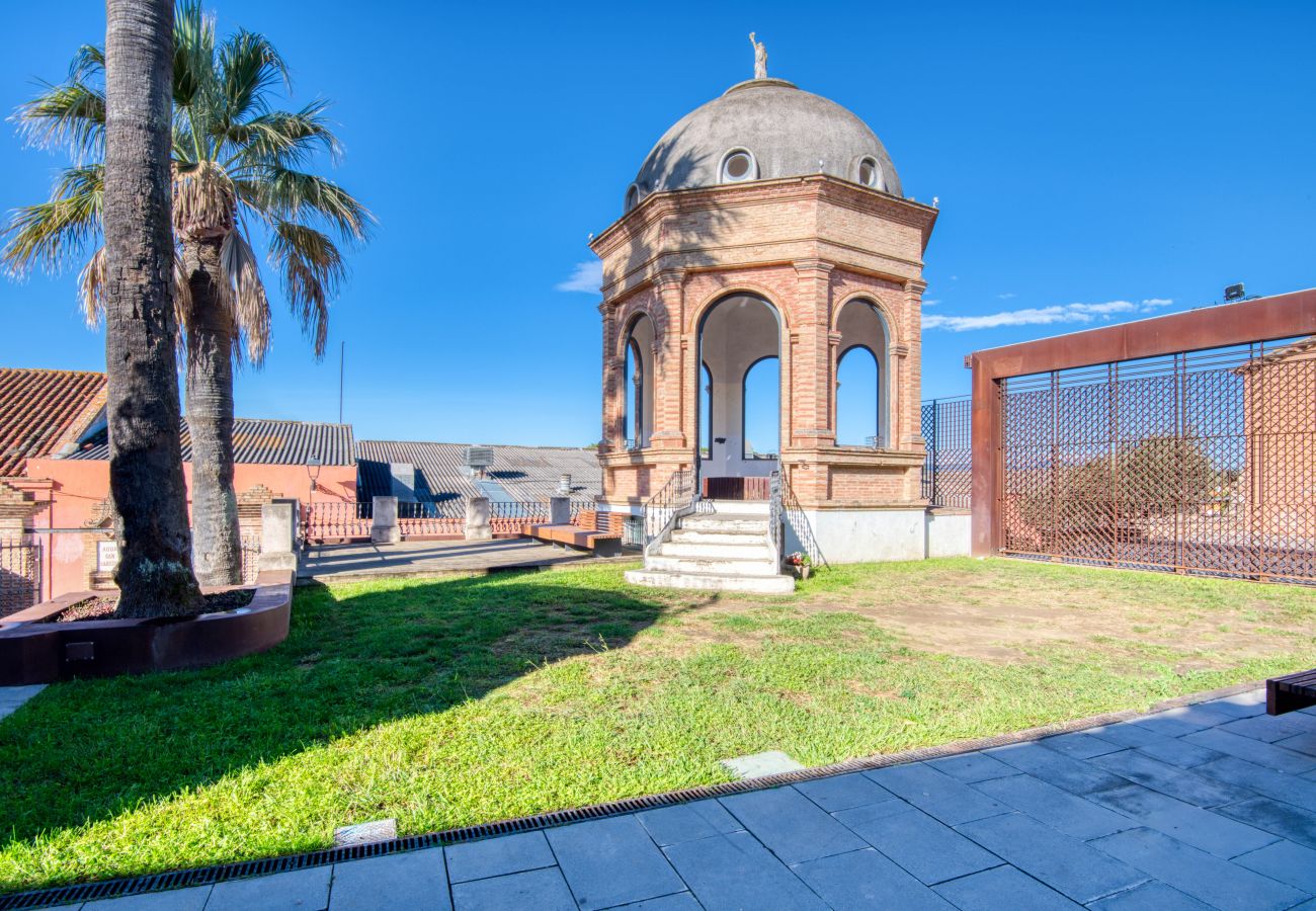 Apartament en Caldes de Malavella - PATI BLAU 2