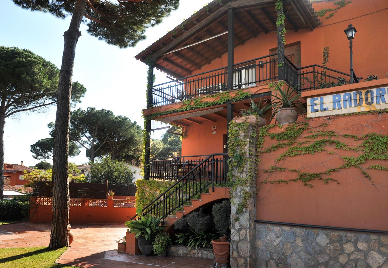 Exterior side of a tourist rental house on the Costa Brava